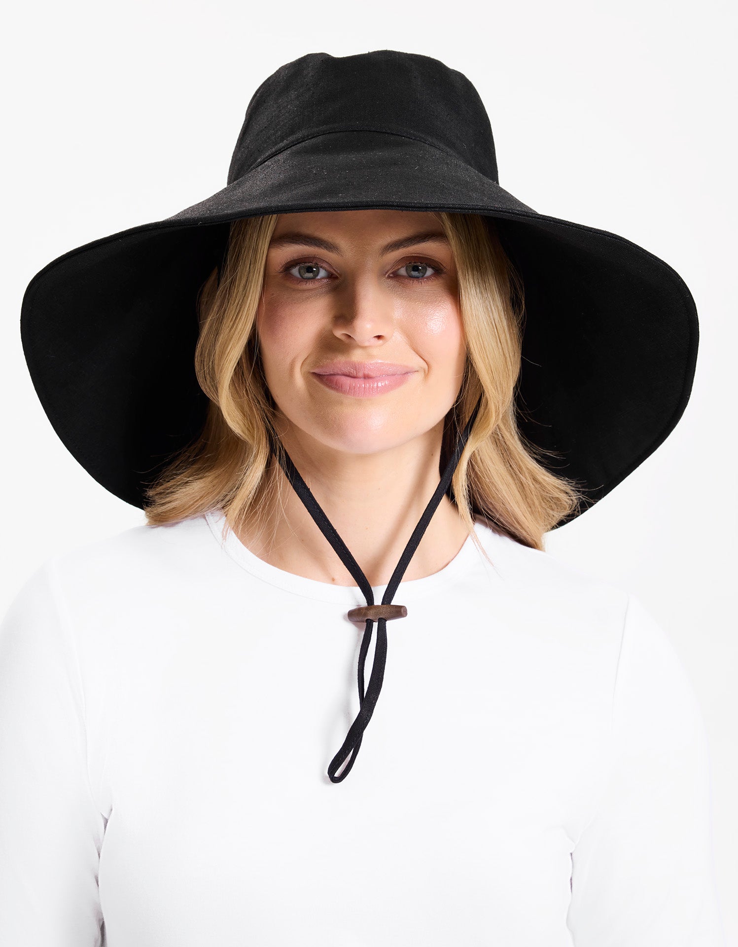 Ultra Wide Cotton Linen Hat UPF50+