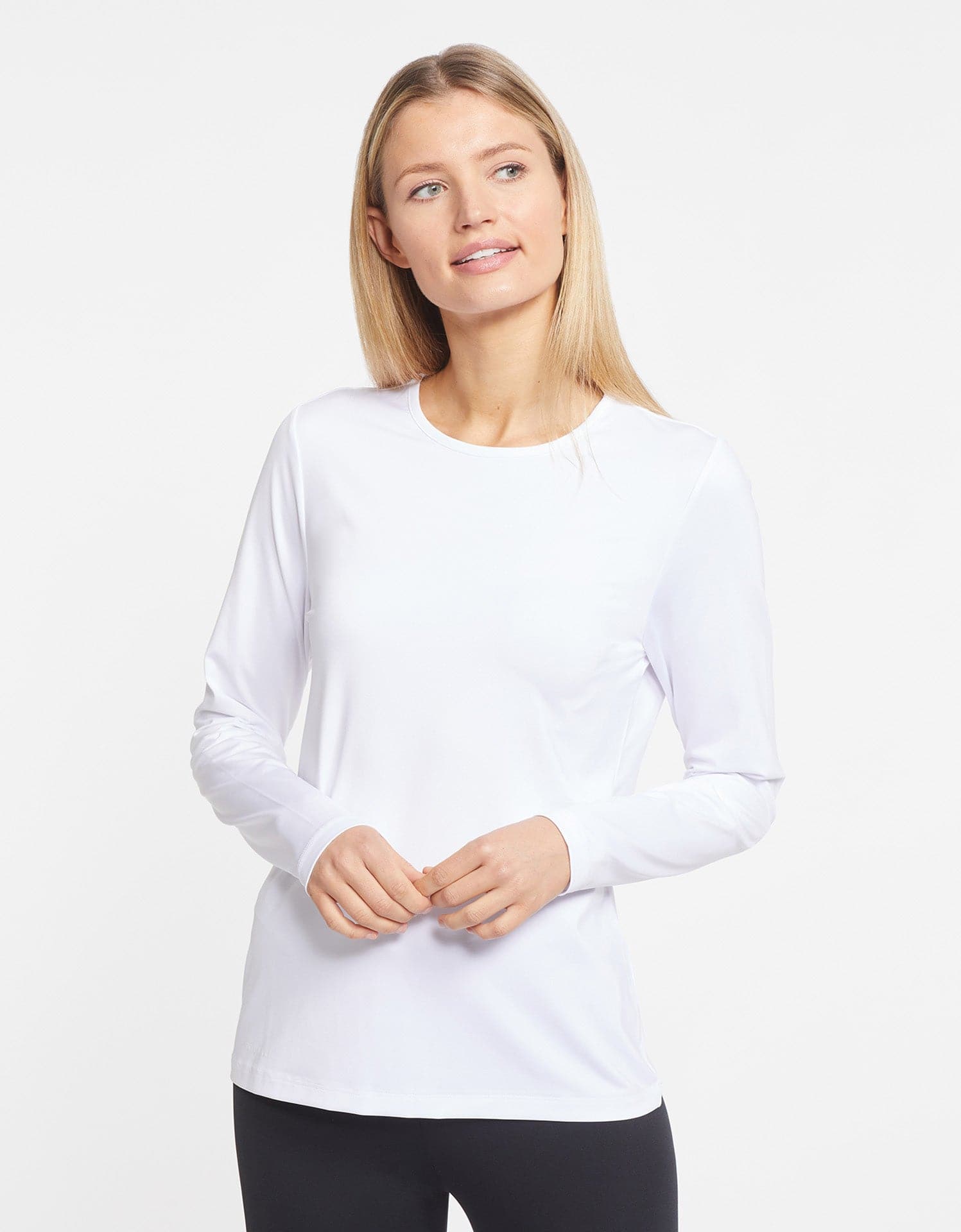 Long Sleeve Workout Shirts for Women,Moisture Wicking Sun Protection Long  Sleeve Athletic T-Shirts for Women Running
