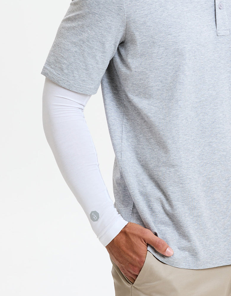 Black Arm Sleeves – Men - Sun Protection UPF 50+ Arm Sleeves