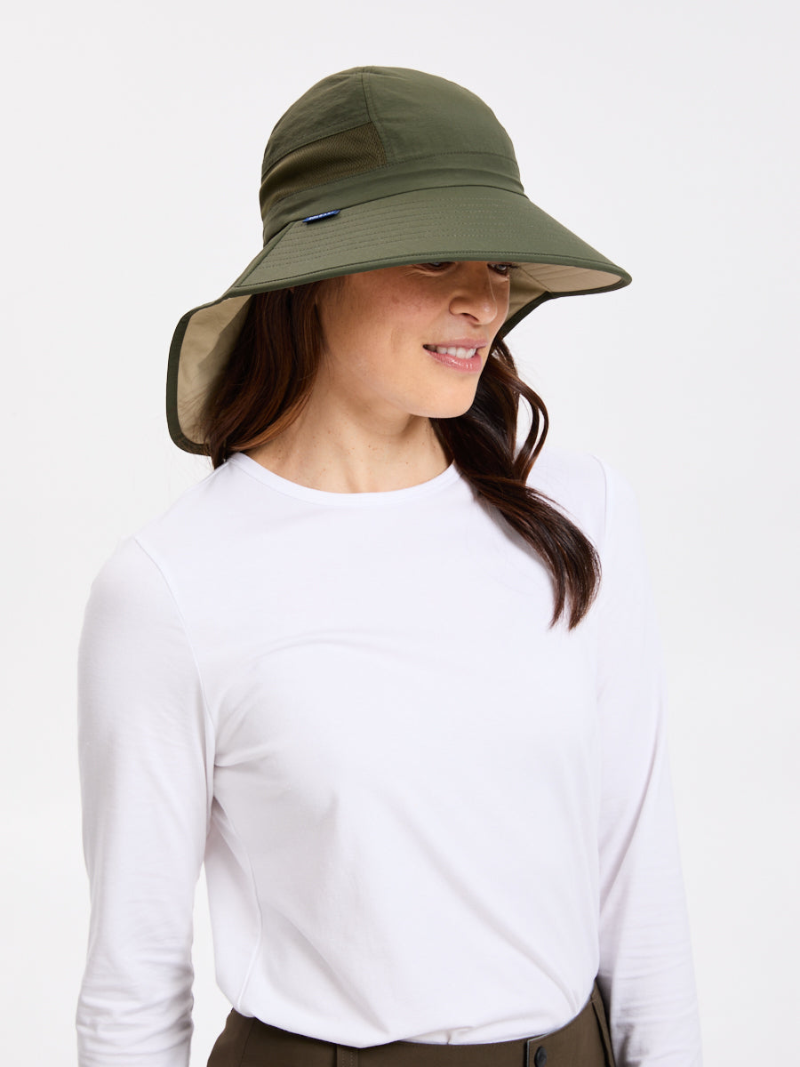 Women's Trekker Sun Hat UPF 50+  Women's Legionnaire Style Hat – Solbari