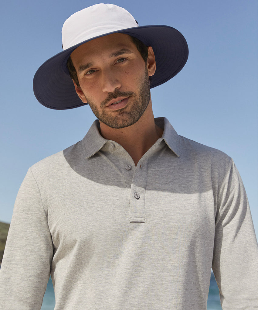 Men's UPF 50+ Sun Protective Broad Brim Sun Hat | UV Protection Hat