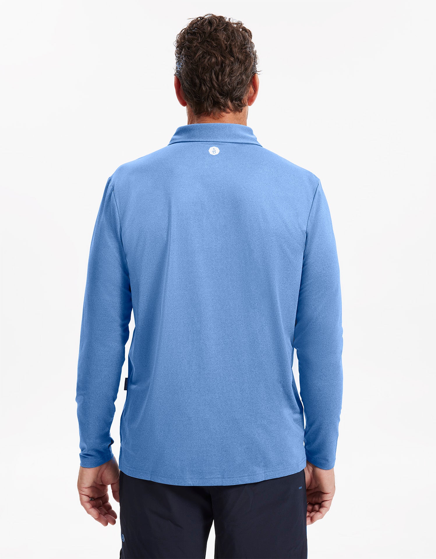 Sun Protective UPF50+ Long Sleeve Polo Shirt For Men – Solbari