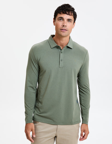 Long Sleeve Polo Shirt UPF 50+ Sensitive Collection Solbari