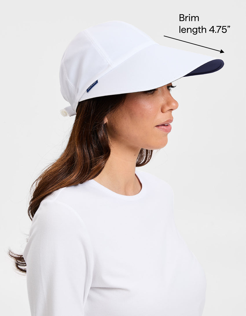 Reversible Ultra Wide Brim Cap, Women's Wide Brim Sun Hat | Solbari US