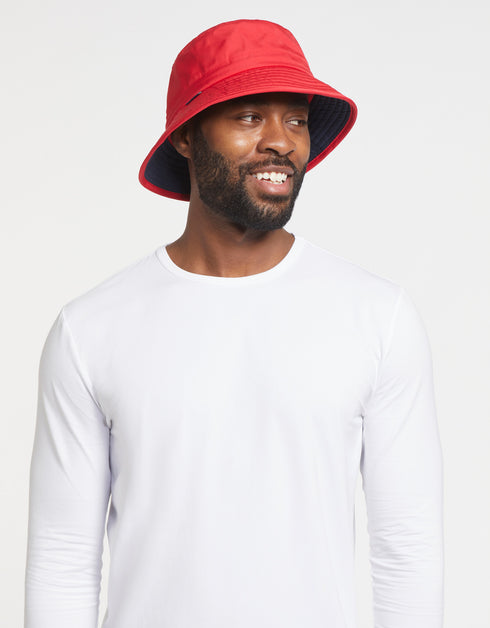 Hirigin Men's Wide Brim Sun Hat, Outdoor Camping Fishing Cap Sunscreen Waterproof Bucket Hat, adult Unisex, Size: One size, Black