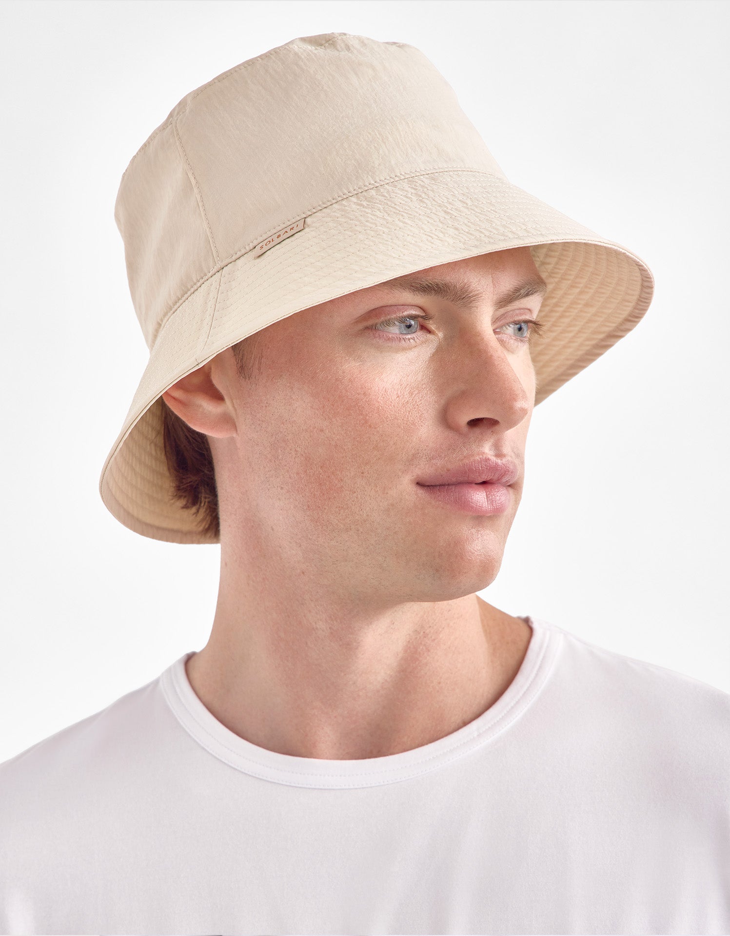 Beige floppy hat online