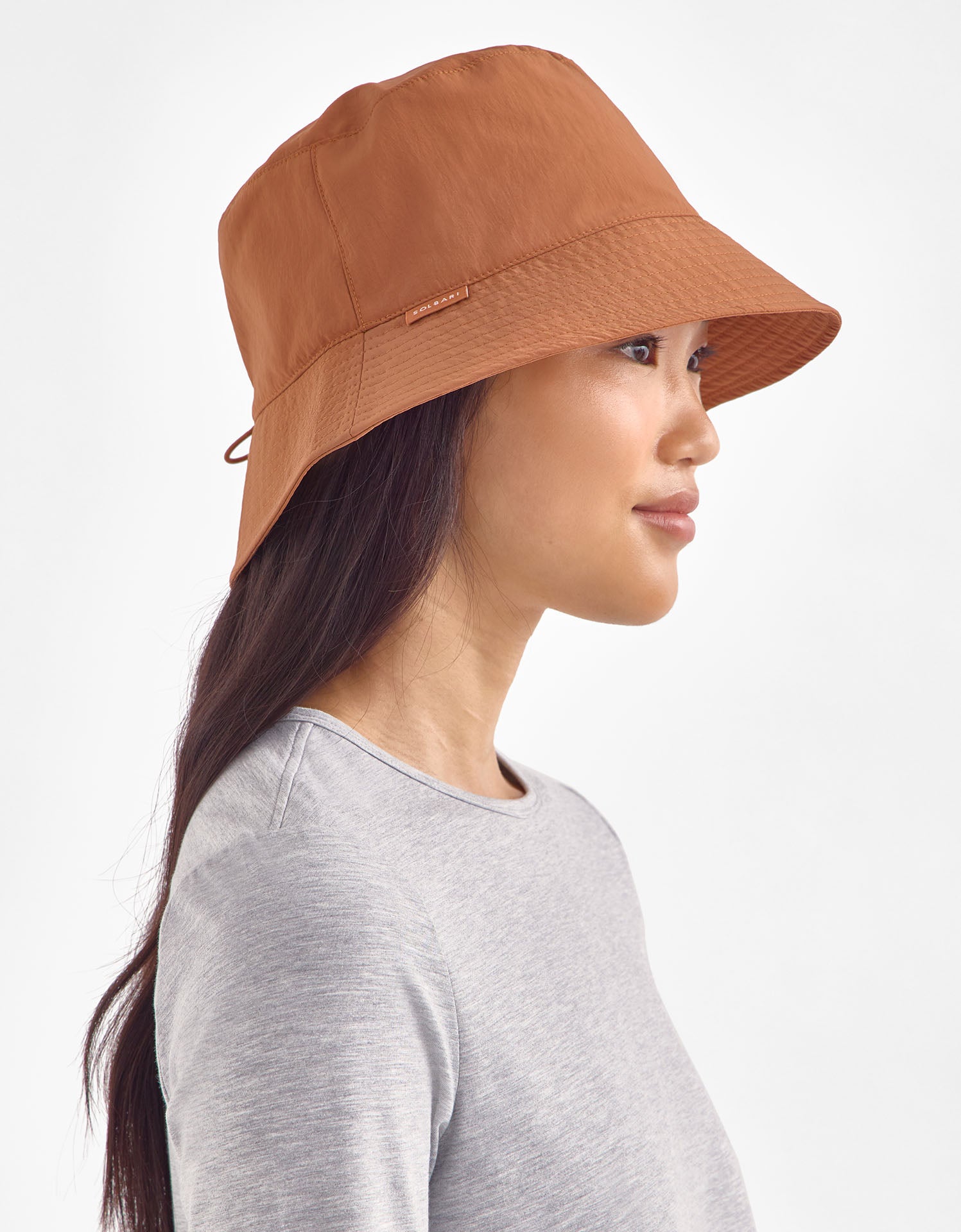 Bondi Bucket Sun Hat UPF 50 for Women Solbari Summer Bucket Hat Summer Peach