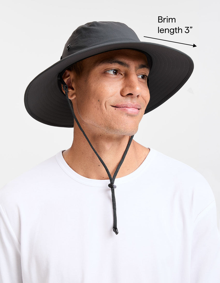 Men's UPF 50+ Sun Protective Broad Brim Sun Hat | UV Protection Hat