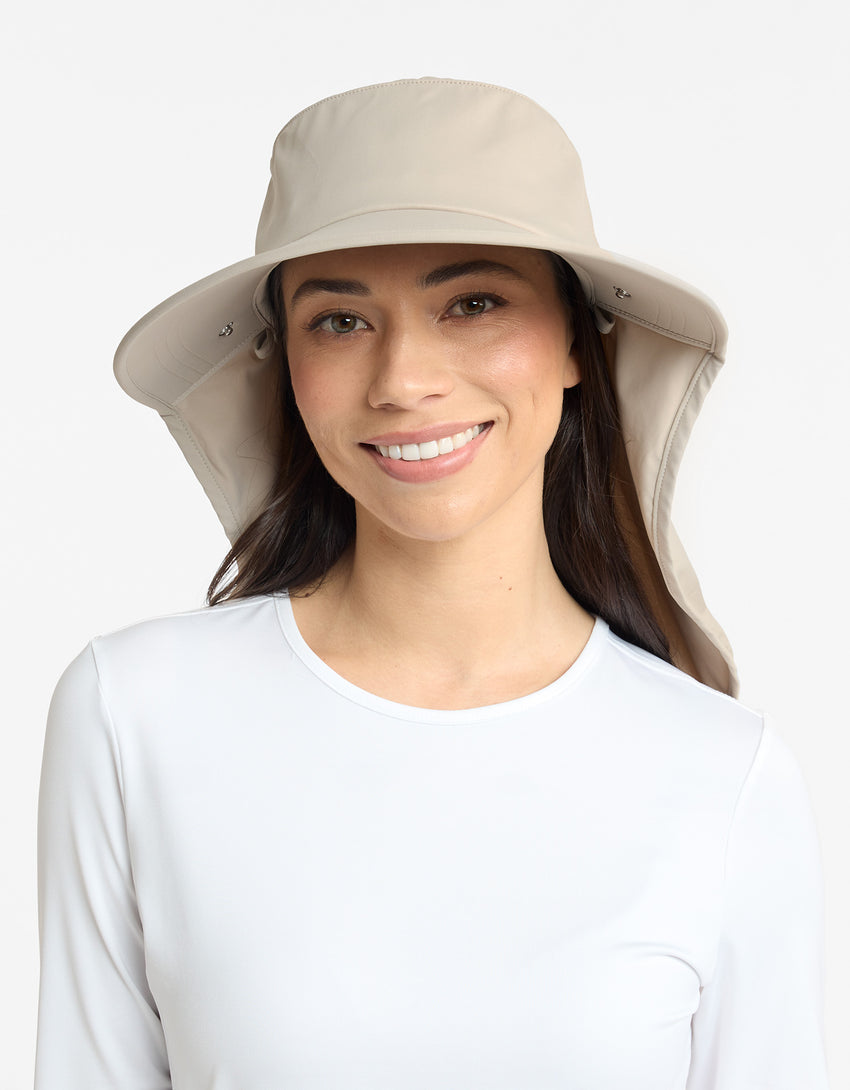 Ultimate Wide Brim Sun Hat with Face Protection UPF 50+ (Legionnaire Style) | Solbari US