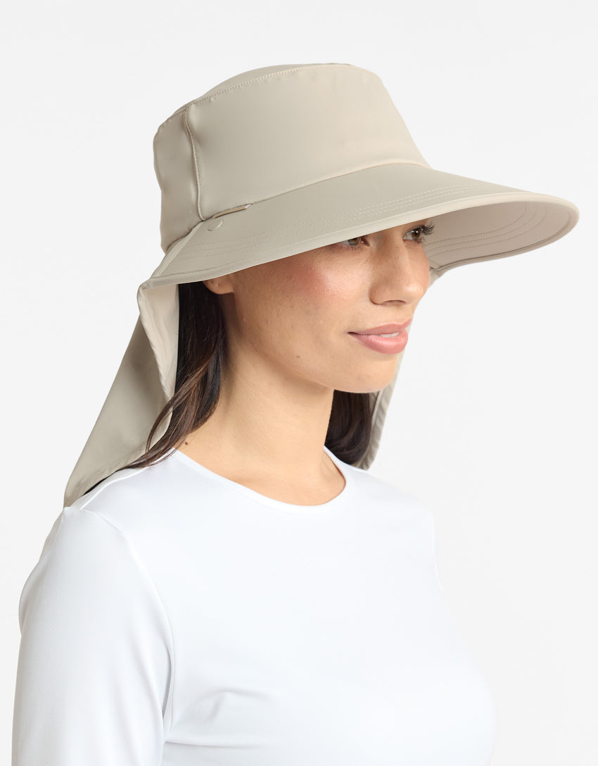 Ultimate Wide Brim Sun Hat with Face Protection UPF 50+ (Legionnaire Style) | Solbari US