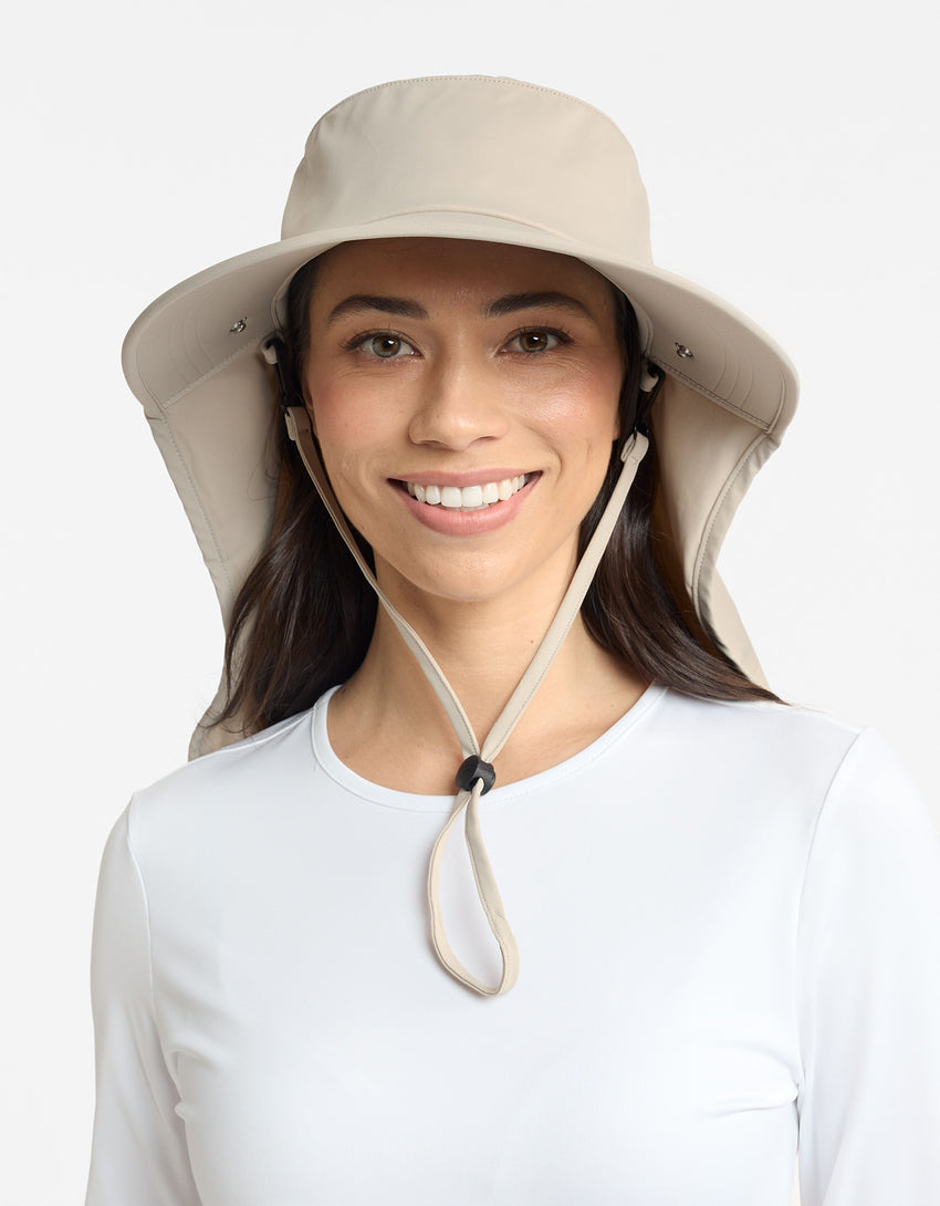 Ultimate Wide Brim Sun Hat with Face Protection UPF 50+ (Legionnaire Style) | Solbari US