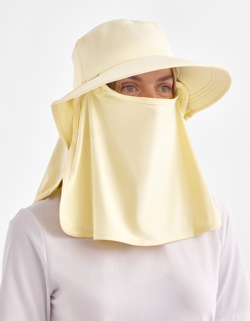 Ultimate Wide Brim Sun Hat with Face Protection UPF 50+ (Legionnaire Style) | Solbari US