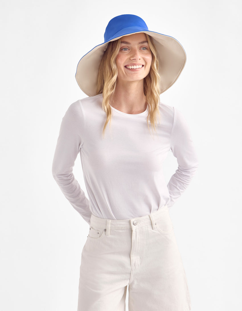 Women's Ultra Wide Brim Hat UPF 50+ | Solbari USA