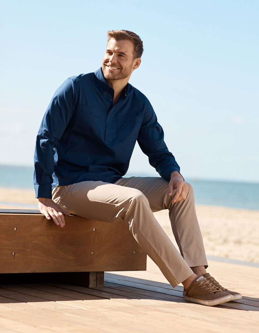 Outback Half Placket Shirt | UPF 50+ Technicool Sun Protection for Men