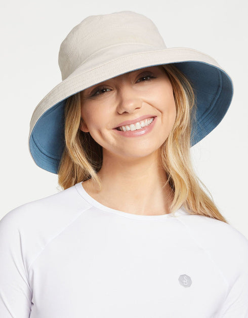 Fisherman Hat Female Summer Sunscreen Cover Face Anti-Ultraviolet Large  Brim Sun Hat Double-Sided Hat,Black And Beige