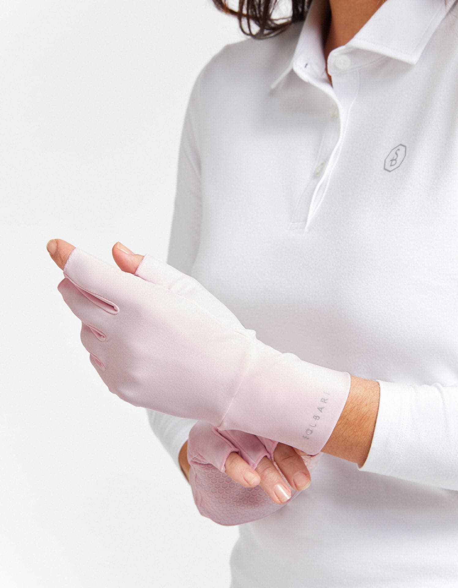 Women Fingerless Sun Protection Gloves Half Finger Sunscreen Anti-UV Soft  Glove₊