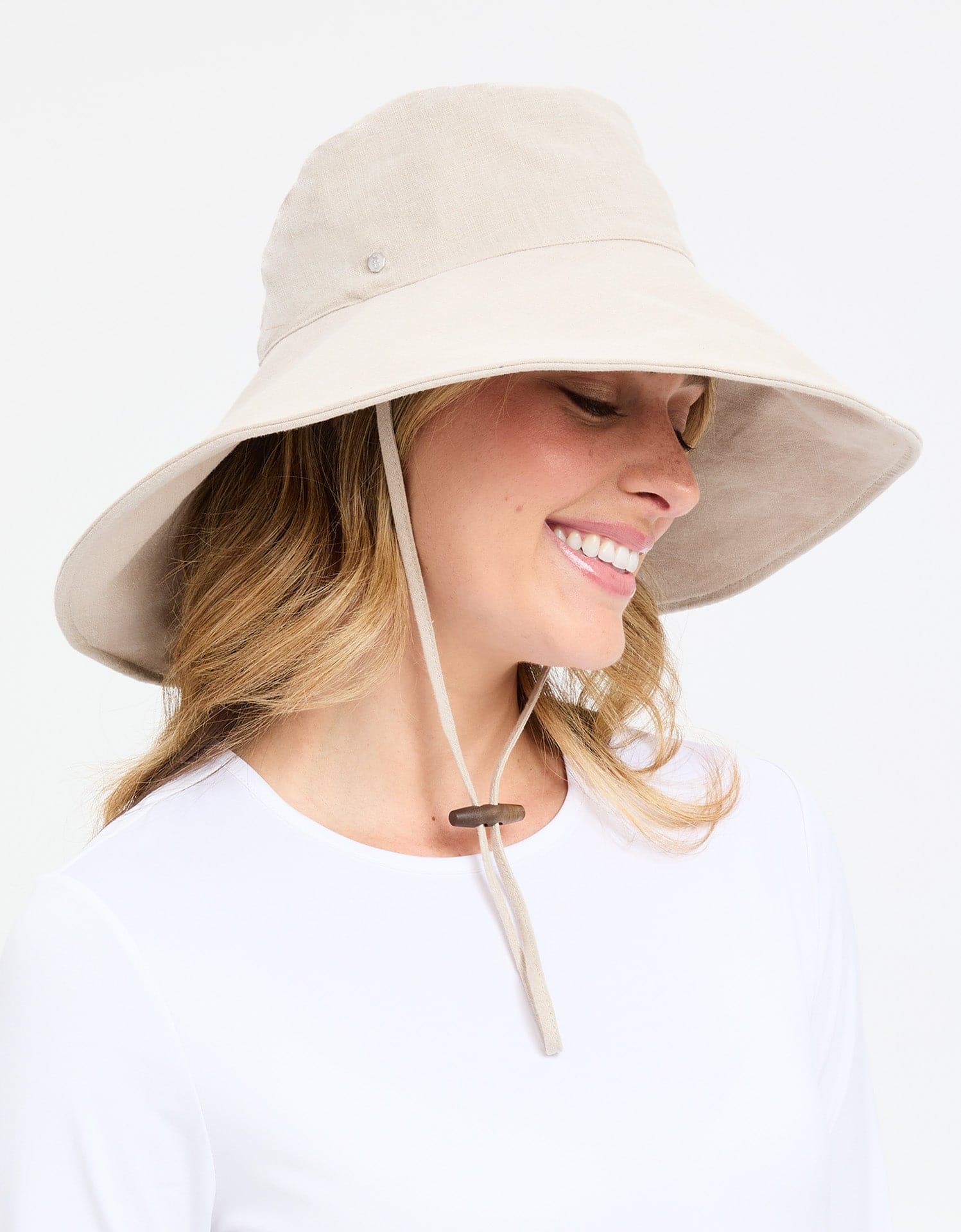 PHILIGHTS 100% Cotton Women Sun Hats Wide Brim Gardening Bucket Hat Travel  Sun Protection Packable Womens Beach Cap -Fold-UP Brim