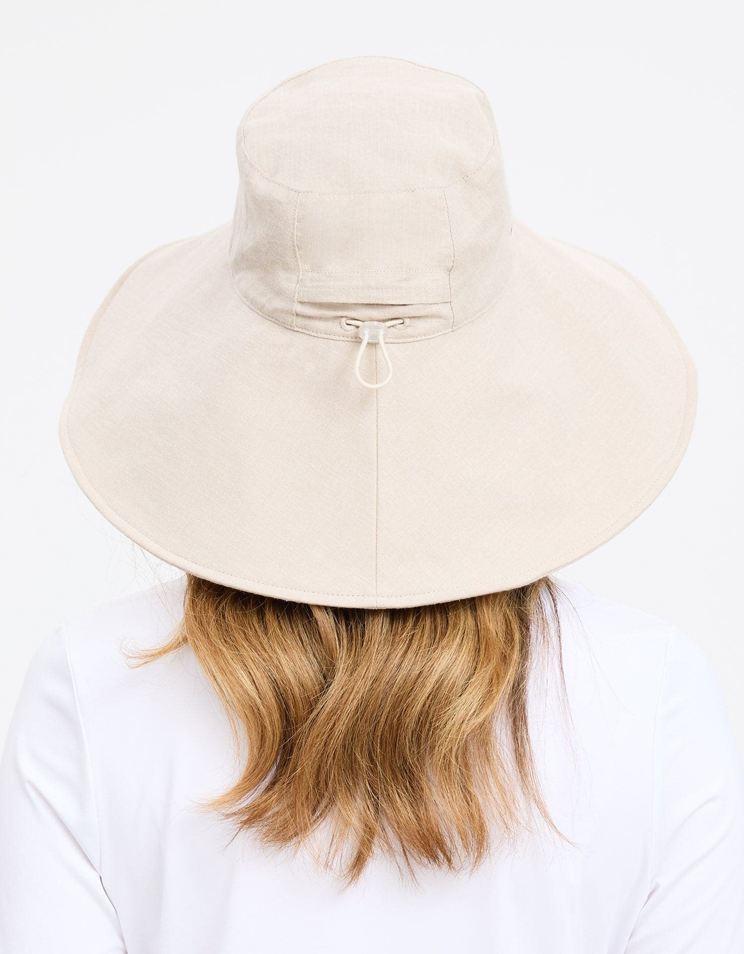 Womens Wide-Brim Linen Breathable Sun-Hat Travel Beach-Hat UV Protection  Bucket Hat for Outdoor, Beige, Medium : : Clothing, Shoes &  Accessories