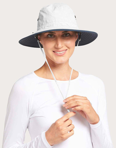 ZONBAILON Fashion Ruffled Bucket Hat Ladies Sun Protection Gentle Wind Sun  Hat